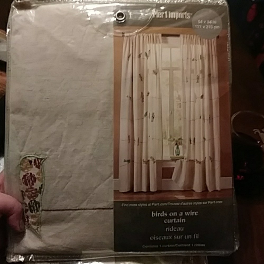 2Curtains, Birds on a Wire, 54x84", Pier 1 Imports